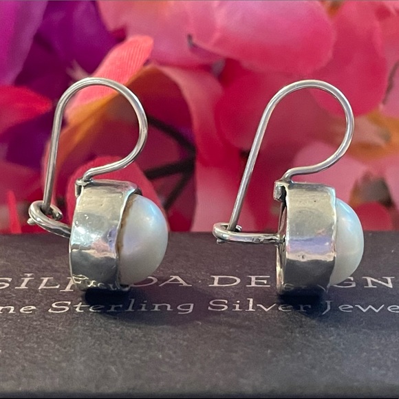 Silpada Pearl ‘Margarite’ Drop Sterling Silver Earrings W1750 - Picture 4 of 15